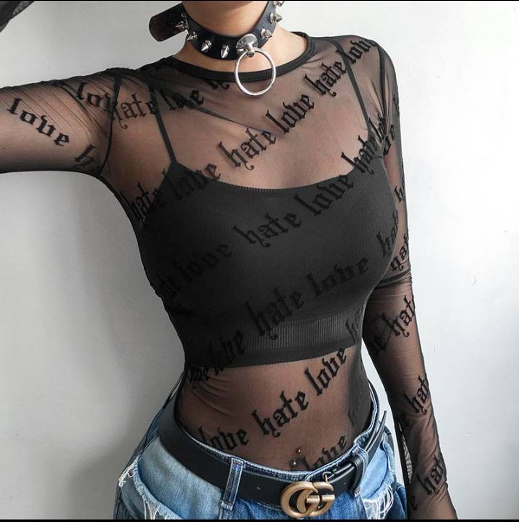 camiseta transparente
