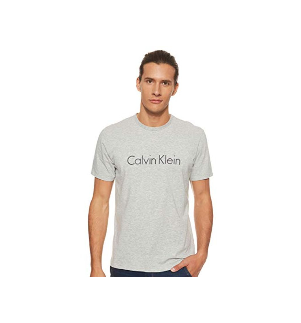 Fashion Calvin Klein S/s Crew Neck Top de pijama, Gris