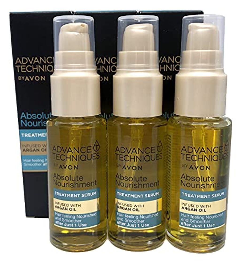 Social 3 x Avon Advance Techniques Serum Nutriente Cabello con aceite de argán