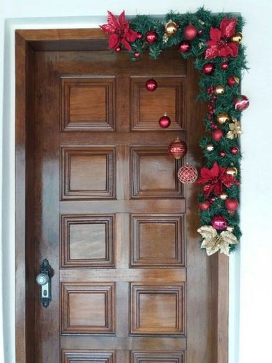 Decoração para porta #Natal