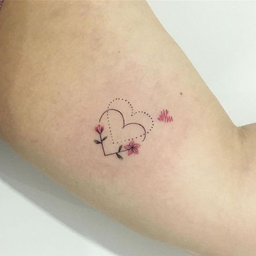 Tatuagem corações 💕 