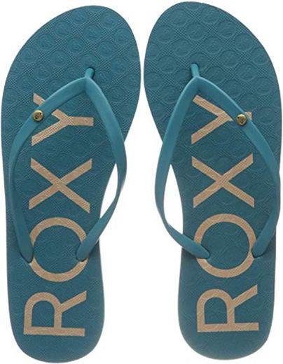 Roxy Sandy, Zapatos de Playa y Piscina para Mujer, Azul