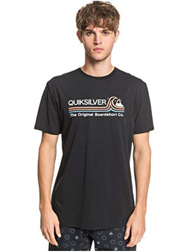 Quiksilver Stone Cold Classic - Camiseta para Hombre Screen tee