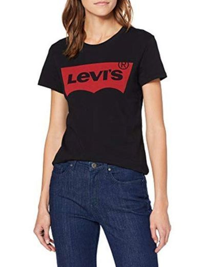 Levi's The Perfect Tee, Camiseta, Mujer, Negro