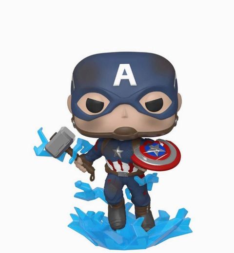 Capitán América con escudo roto