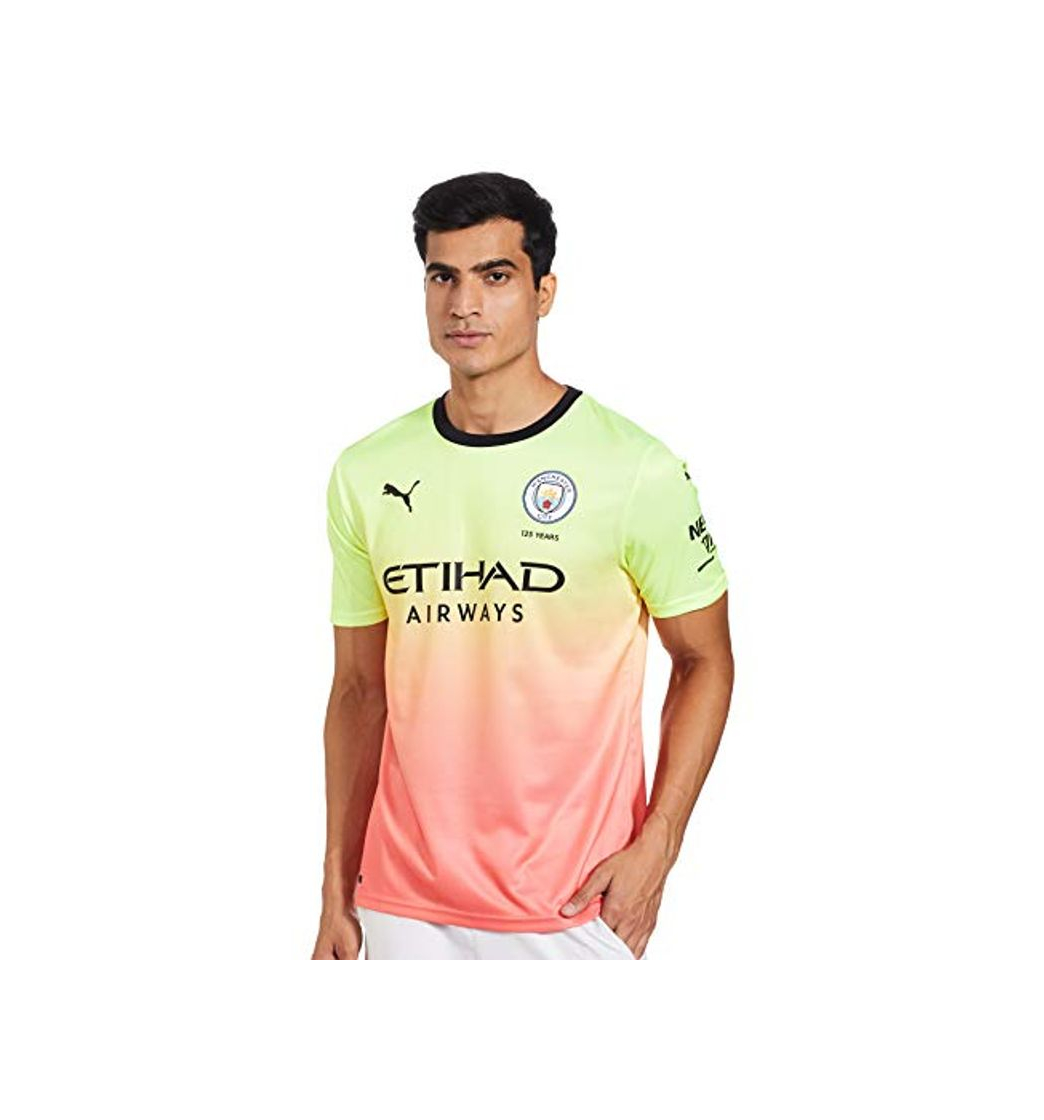 Fitness PUMA MCFC FC Third Shirt Replica SS with Sponsor Logo Maillot