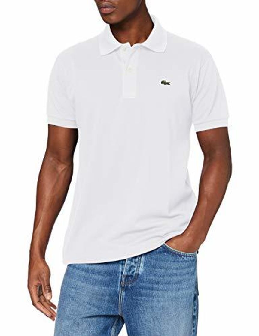 Social Lacoste L1212 Camiseta Polo, Blanco