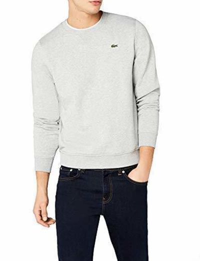 Lacoste Crew Neck-sudadera Hombre, gris