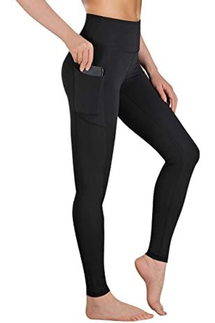 Fashion Occffy Leggings Mujer Deporte Cintura Alta Mallas Pantalones Deportivos Leggins con Bolsillos