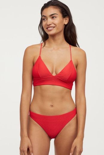 Braguita bikini básico rojo