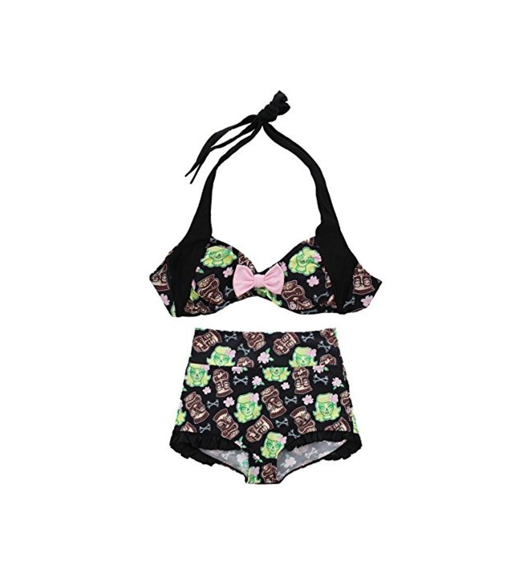 Fashion Too de zombi Bikini rápido Tiki negro