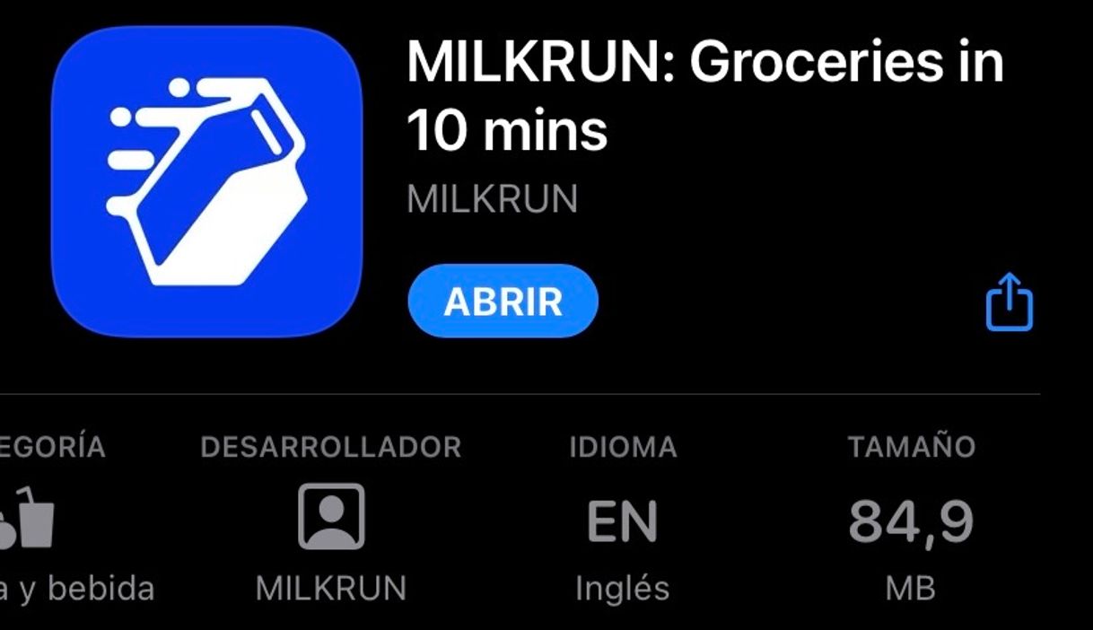 App MILKRUN 