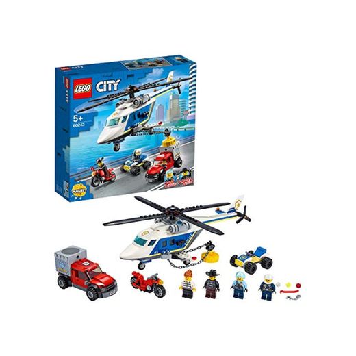 LEGO City Police - Policía: Persecución en Helicóptero, Juguete de Construcción a
