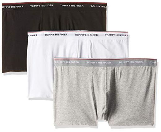 Tommy Hilfiger 3p Trunk Bóxers, Negro