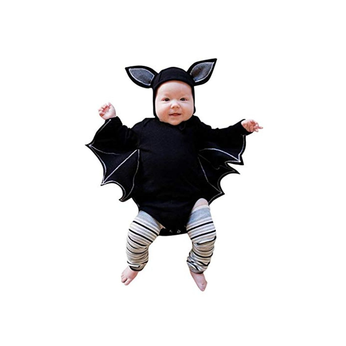 Social DEELIN Halloween Cosplay Bat Sleeve Romper