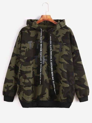 Sudadera camuflaje para caballero