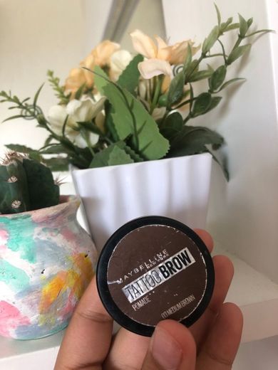 Maybelline Brow Tattoo Gel Tinte para Cejas Morenas, marrón oscuro