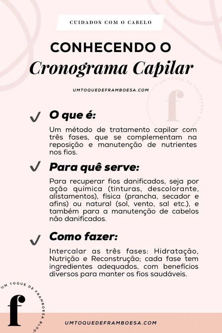 Moda O que é cronograma capilar?