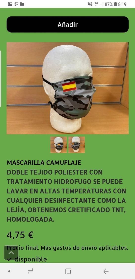Social Bazar Legionario - https://www.bazardelalegion.com/mascarillas ...