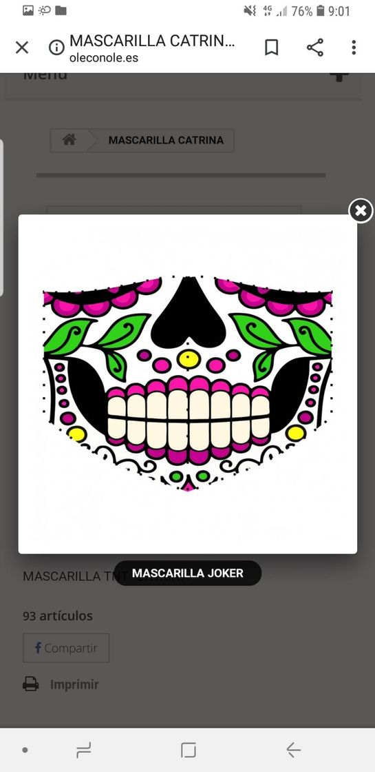 Social http://www.oleconole.es/mascarilla-catrina.html
