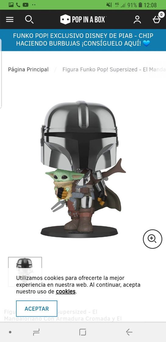 Social Funko Pop Mandalorian y Baby Yoda