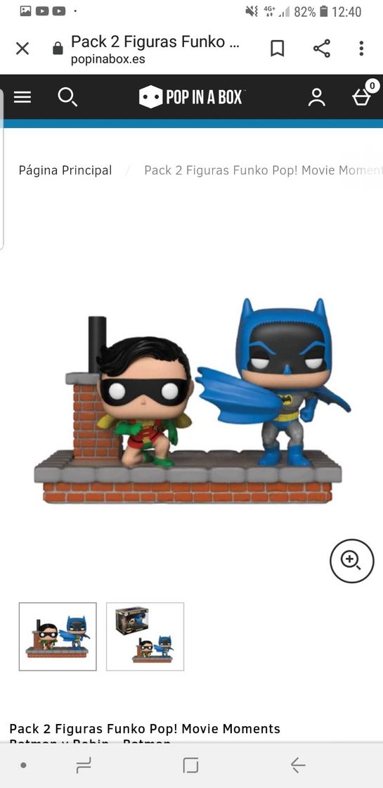 Social Pack 2 Figuras Funko Pop! Movie Moments Batman y Robin - Bat