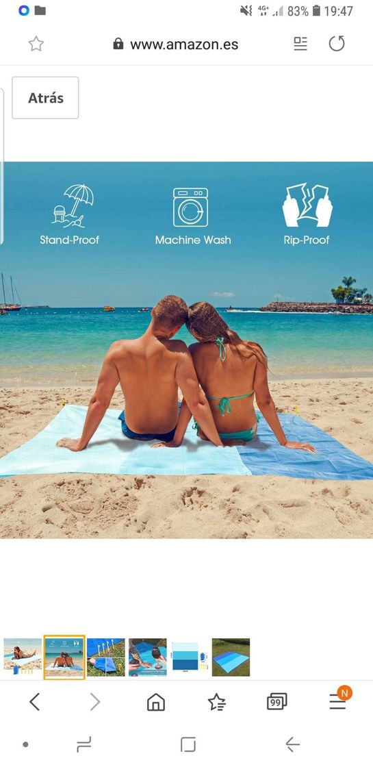 

Mafiti Manta Impermeable de 