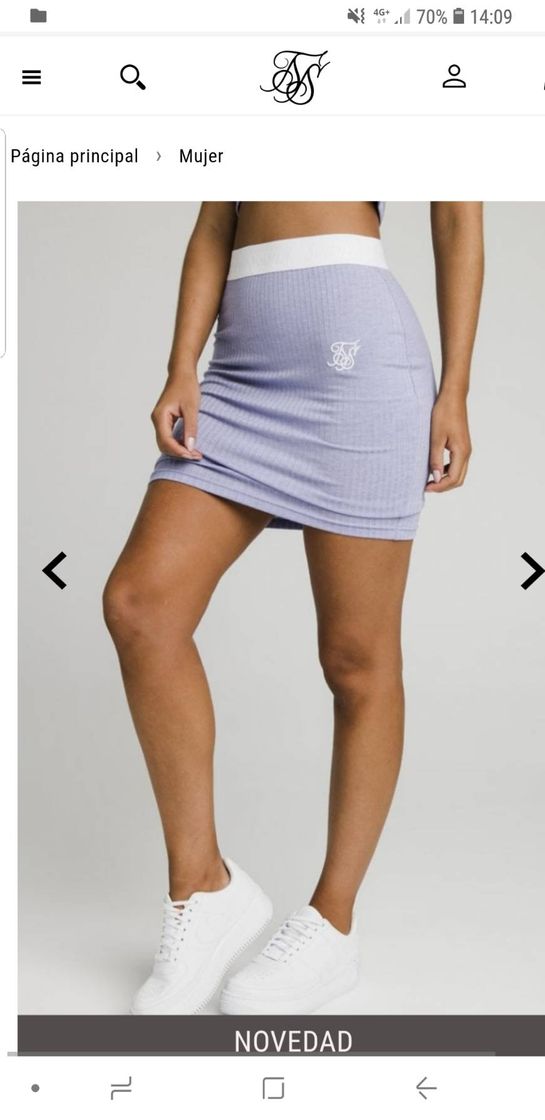 Social SikSilk SikSillk Rib Tube Skirt - Violet