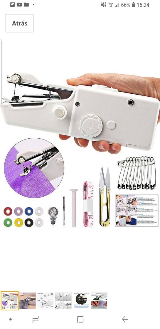 Social TTMOW Mini Máquina de Coser Portátil Herramienta Manual Port