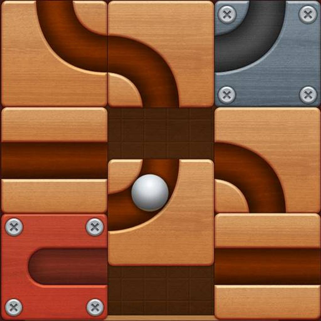 Apps Roll the Ball: slide puzzle