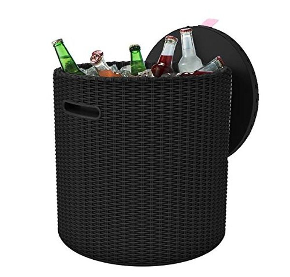 Social Keter -  Mesa nevera para jardín Cool Stool