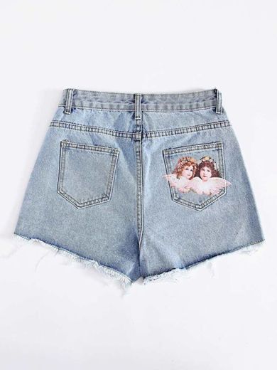 shorts com bolso de anjo 👼🏻 