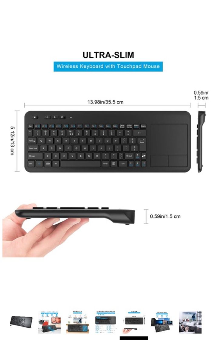 Fashion Teclado Bluetooth con mousepad 