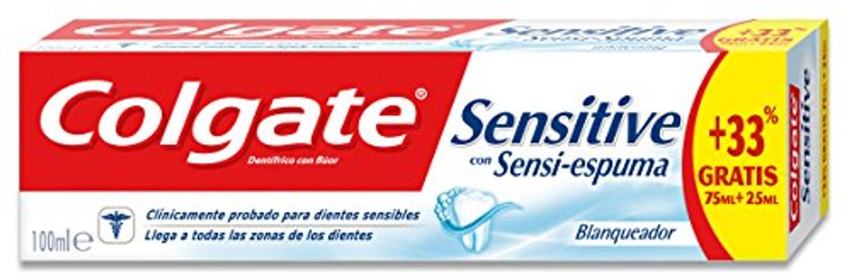 Product Colgate Sensitive Blanqueador Dentífrico y 33%