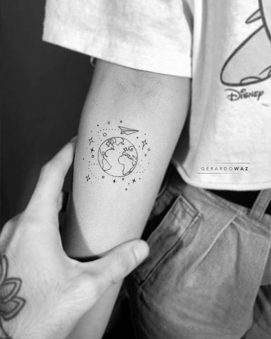 Moda tatuagem para quem ama viajar 