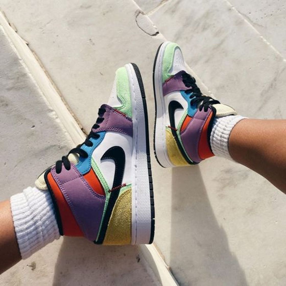 Social Jordan Air 1 Retro High OG, Zapatillas de Deporte para Hombre, Multicolor