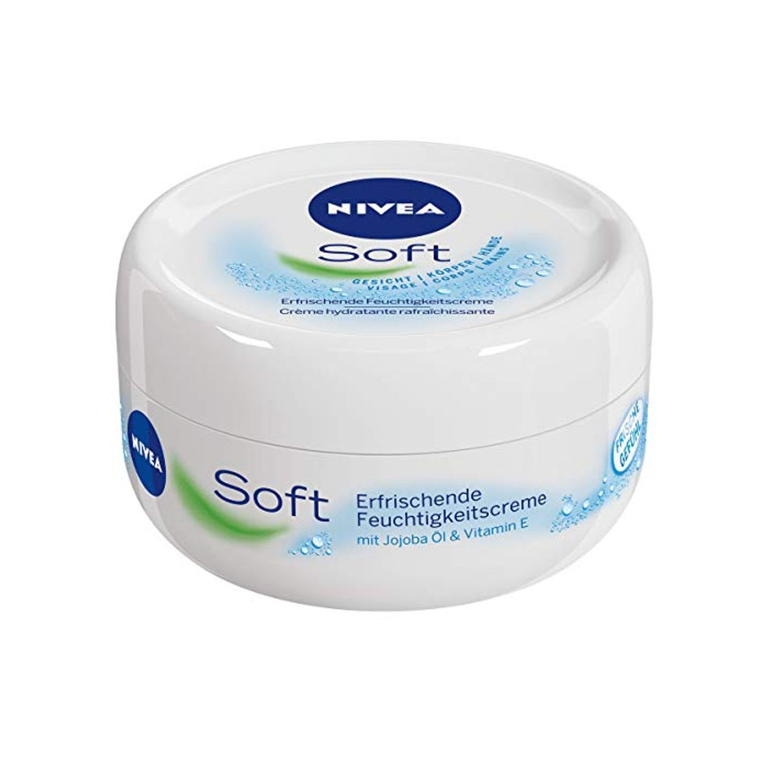 Social Nivea Soft - Crema hidratante, 200 ml x 4