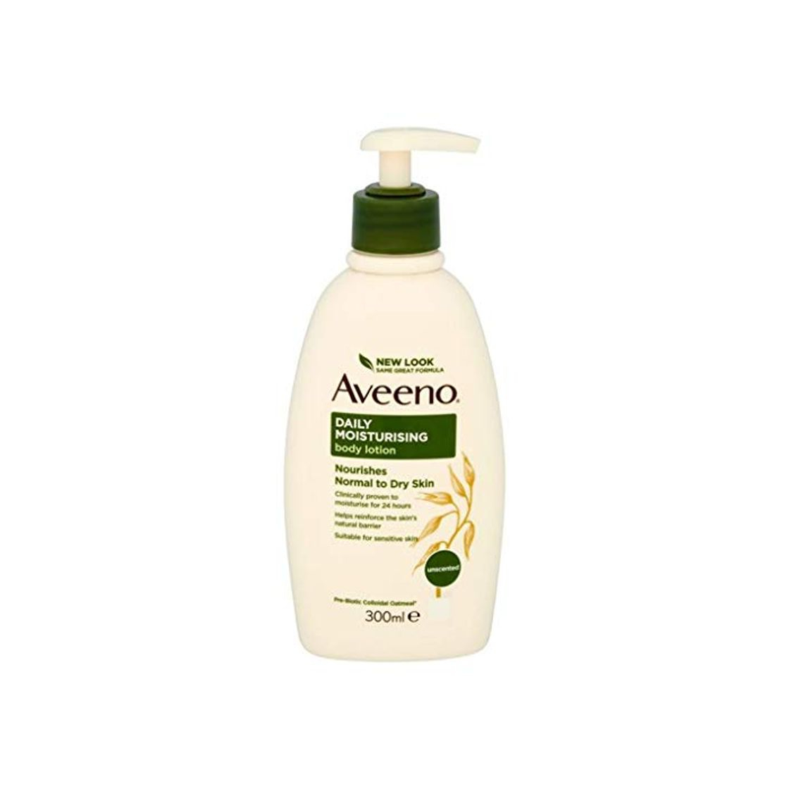 Belleza Aveeno loción hidratante 300ml con harina de avena coloidal