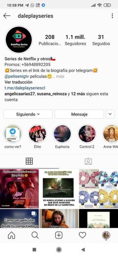 Es uno de los mejores perfiles de Instagram para ver series