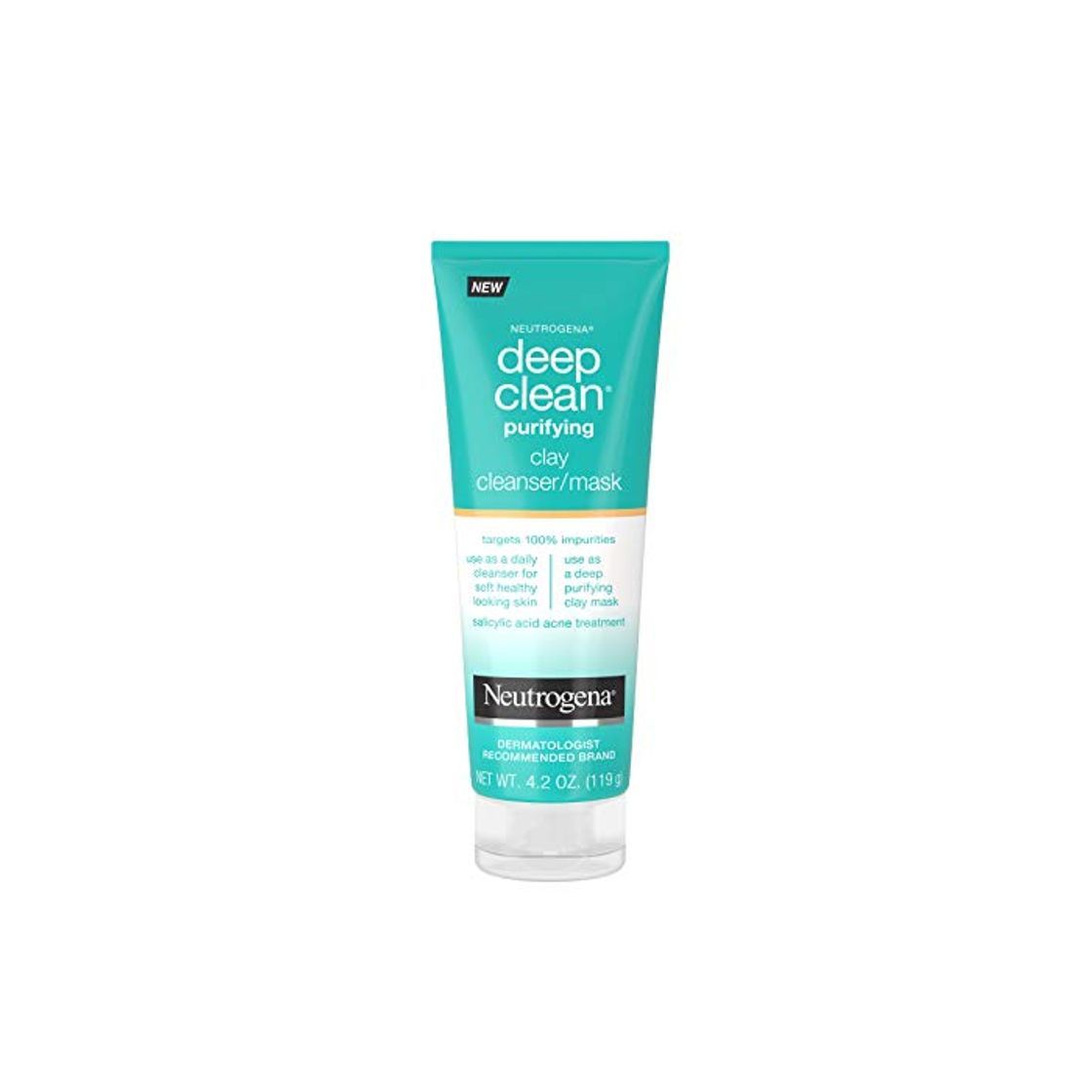 Productos Neutrogena Deep Clean Mask / Cleanser Purifying Clay 4.2 Ounce