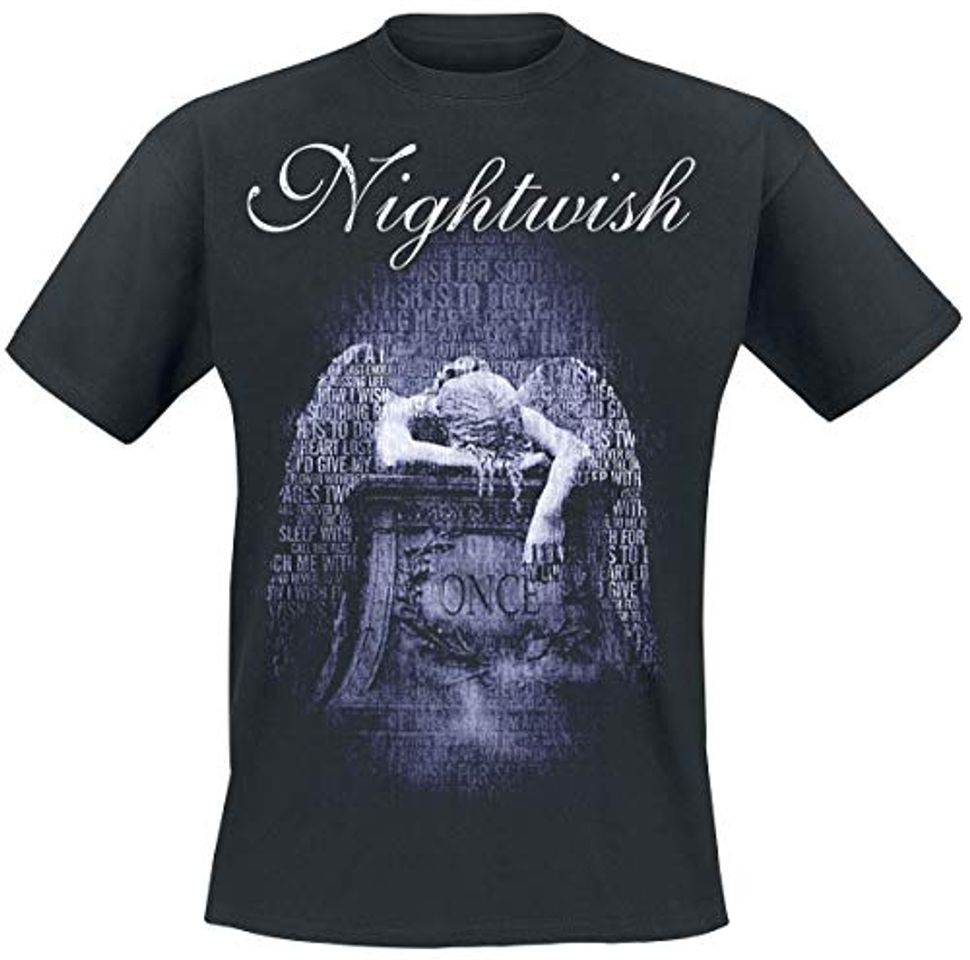 Social Nightwish Once Hombre Camiseta Negro L