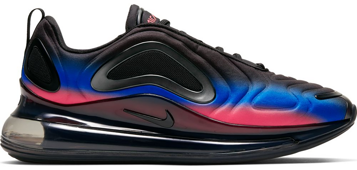 Moda Nike Air Max 720 Black Flash Crimson Racer Blue