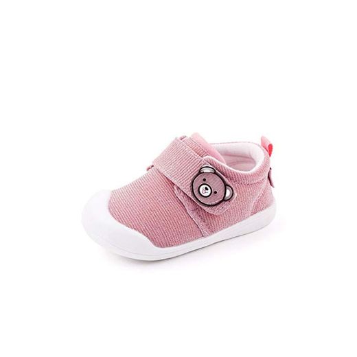 Zapatos Bebe Niña Primeros Pasos Zapatillas Deportivas Bebé Recién Nacido Rosado Talla 22