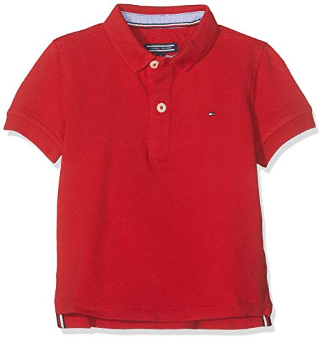 Moda Tommy Hilfiger Boys Tommy Polo S/s, Rojo