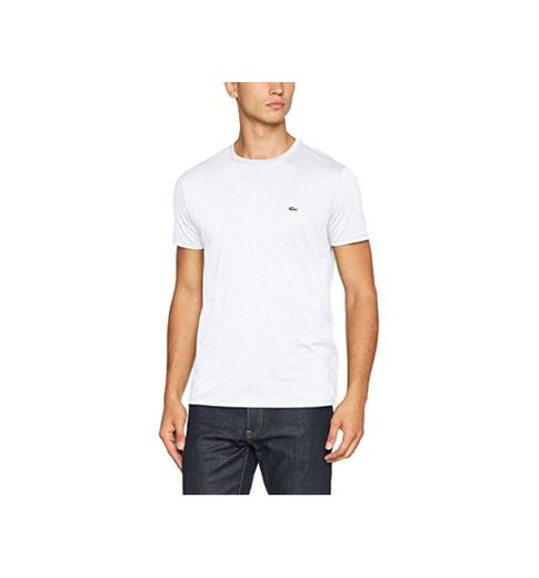 Lacoste TH6709, Camiseta para Hombre, Blanco