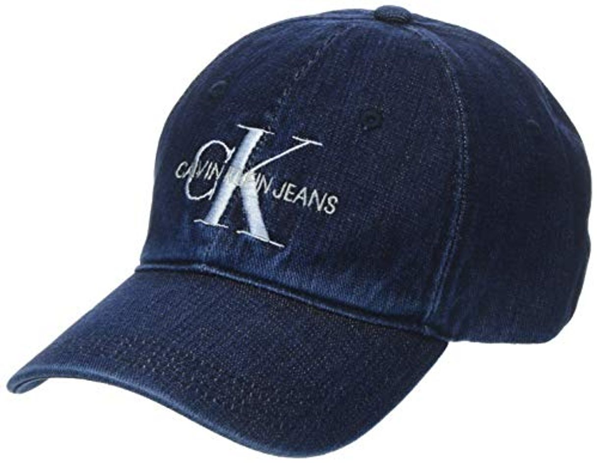 Moda Calvin Klein J Monogram Cap W Gorra de béisbol, Azul