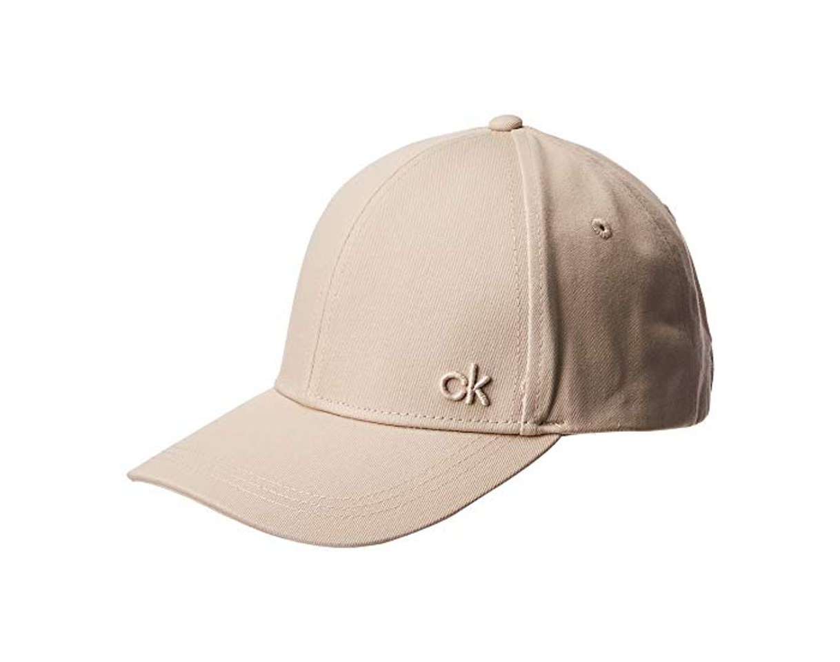 Moda Calvin Klein CK Baseball Cap Gorra de béisbol, Gris