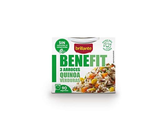 Brillante Benefit 3 Arroces Quinoa Verduras 250 gr