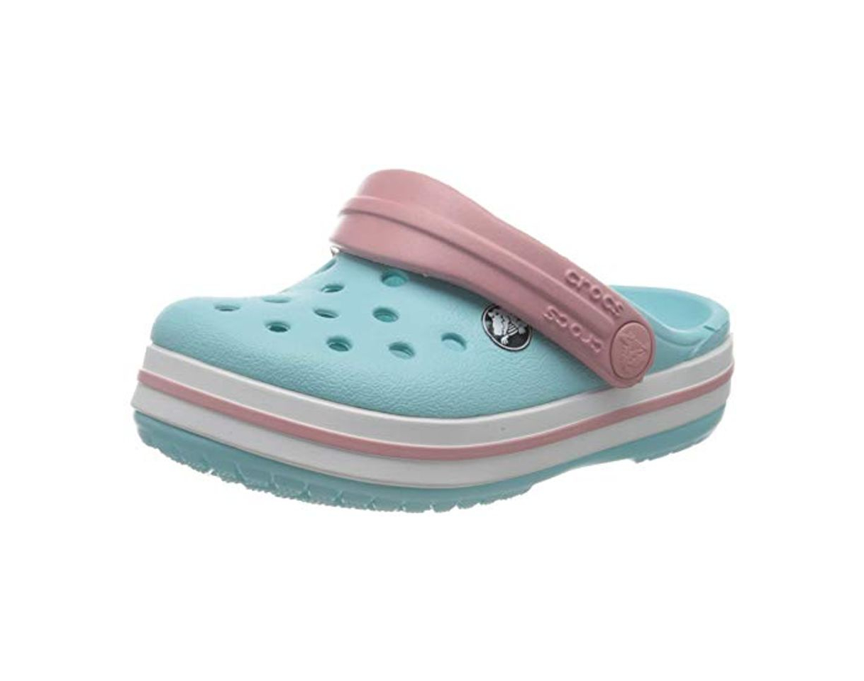 Fashion Crocs Crocband Clog K, Zuecos con Correa Unisex-Bambini, Blu