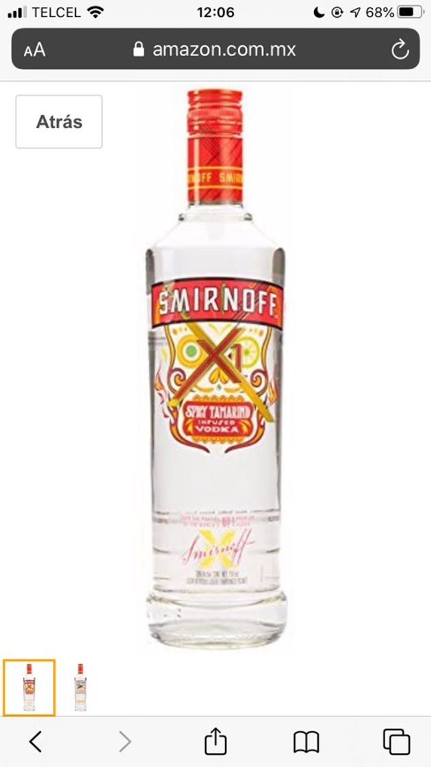 Licor Smirnoff Tamarindo De Vodka 750 ml: Amazon.com.mx ...